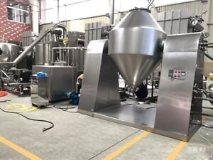 Double Cone Blender Mixer – Stainless Steel Industrial Powder Mixer